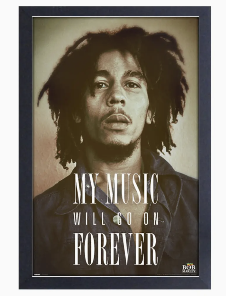 Bob Marley - Forever Gel-Coated Framed Print (11x17)