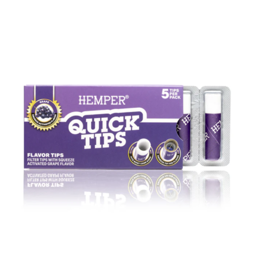 0ed13b5a-267a-4f7e-9498-7365b77b2ec8.png Hemper Quick Tips 5ct - Flavored Rolling Filters