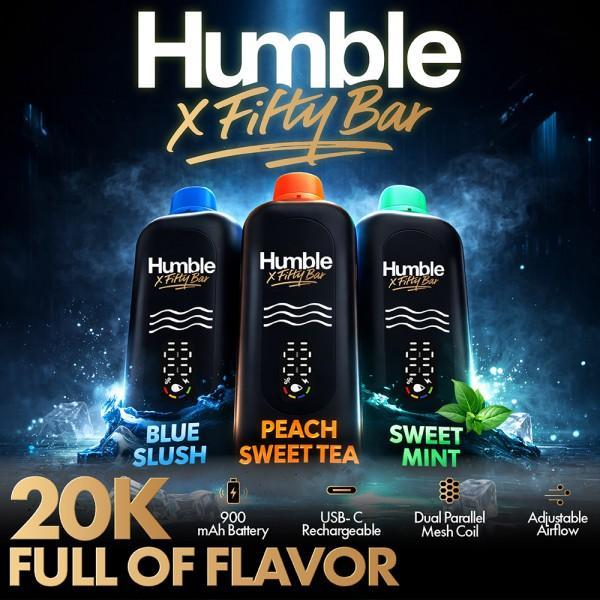122929fc-2512-44bd-8020-c91701f8f293.jpeg Humble x Fifty Bar 20k Disposable 5% Nic Device