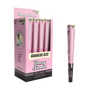 Blazy Susan Pink Pre-Rolled Goddess Size Cone