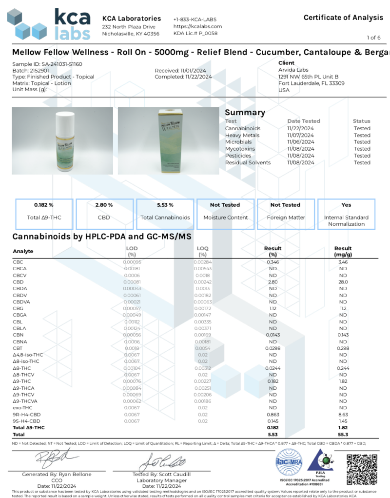 14e234d8-f3d0-4768-ab20-d082fecdb231.png Mellow Fellow Wellness Roll-On 5000mg