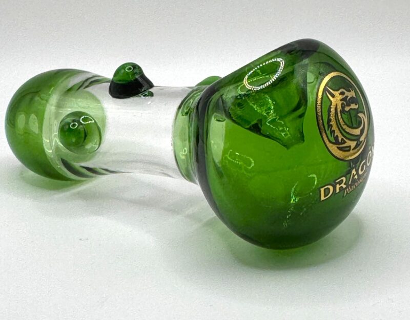 Dragon Platinum Clear Dipped Hand Pipe