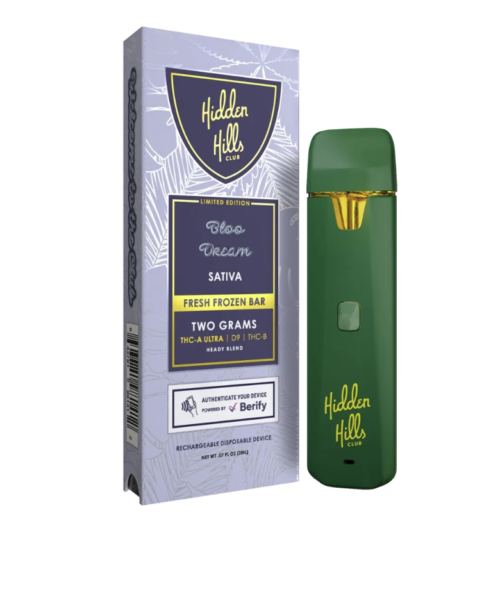 Hidden Hills Club Limited Edition THC-A Ultra 2g Fresh Frozen Bar