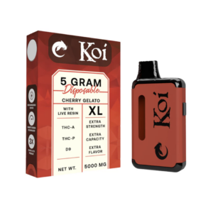 2fc67797-31cb-4c06-aa7c-8f183e33e215.png Koi Live Resin THCA + THCP + Delta 9 THC 5g Disposable Vape