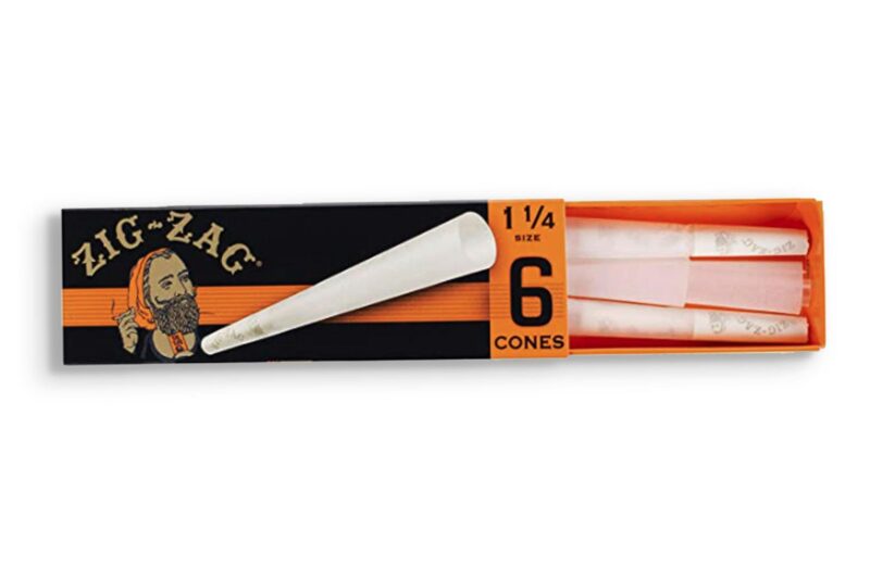 31c109f2-a136-42a9-94fd-5d2c87099dca.jpeg Zig-Zag Ultra Thin Pre-Rolled Cones 1 1/4 Size 6ct.