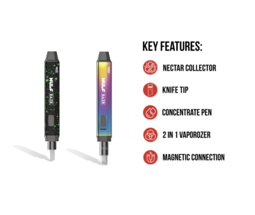 37018a3b-9ecf-4aa9-b919-ecd3db0b558f.png Yocan Razr Nectar Collection & Hot Knife 2 in 1 Vaporizer Kit Powered By Wulf Mods - Limited Edition