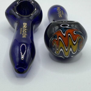 4.5” Dragon Glass Wigwam Hand Pipe