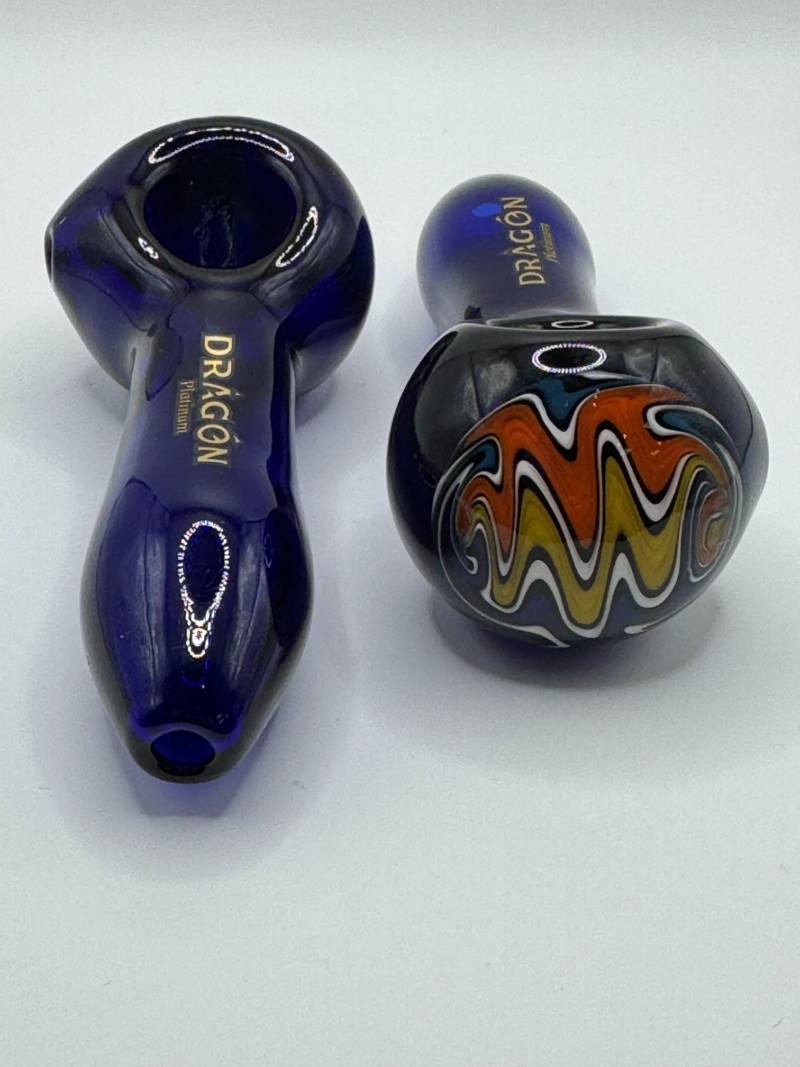 4.5” Dragon Glass Wigwam Hand Pipe