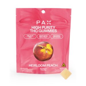 3fc1af1f-e8b9-44db-b09b-845ec09b47d2.jpeg PAX High Purity 10mg THC Gummies 10pk.