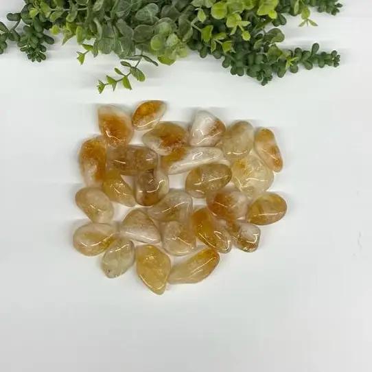Citrine Tumbled Semi-Precious Stone Crystal 20 - 25mm