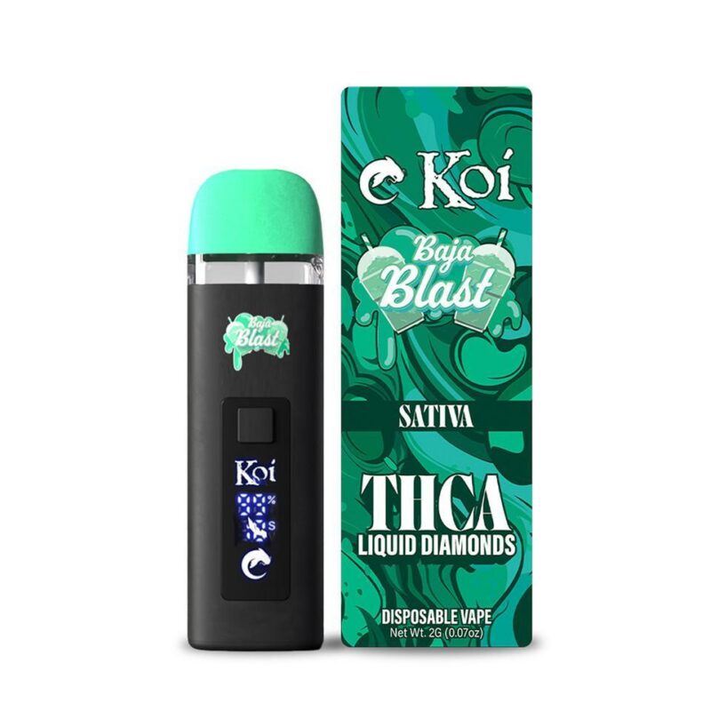 4c4d6e95-346e-4509-b85a-9ef2e89c5aa0.jpeg Koi THC-A Liquid Diamonds 2g Disposable Vape