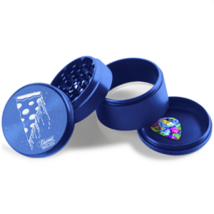 5ef44b66-1504-4414-bffd-e98c83d3a586.png Beamer Aircraft Grade Aluminum Grinder w/ Guitar Pick - 4 Piece - 63mm