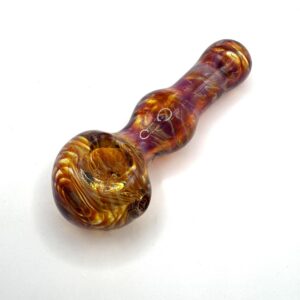 Amber & Swirl Colored Heavy 6” Hand Pipe
