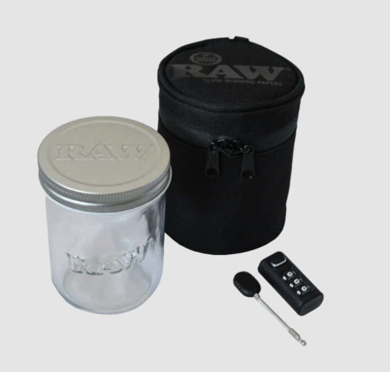 RAW - Smell Proof Mason Jar & Cozy
