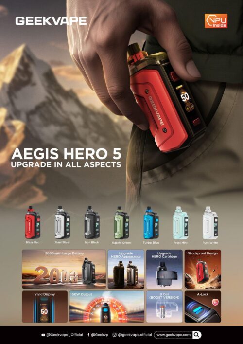 Geek Vape Aegis Hero 5 Pod System Kit
