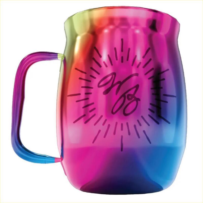 6552b30b-4729-4535-b1e2-cd3962b9db98.jpeg Wild Bill's Metallic Rainbow Double Barrel Mug