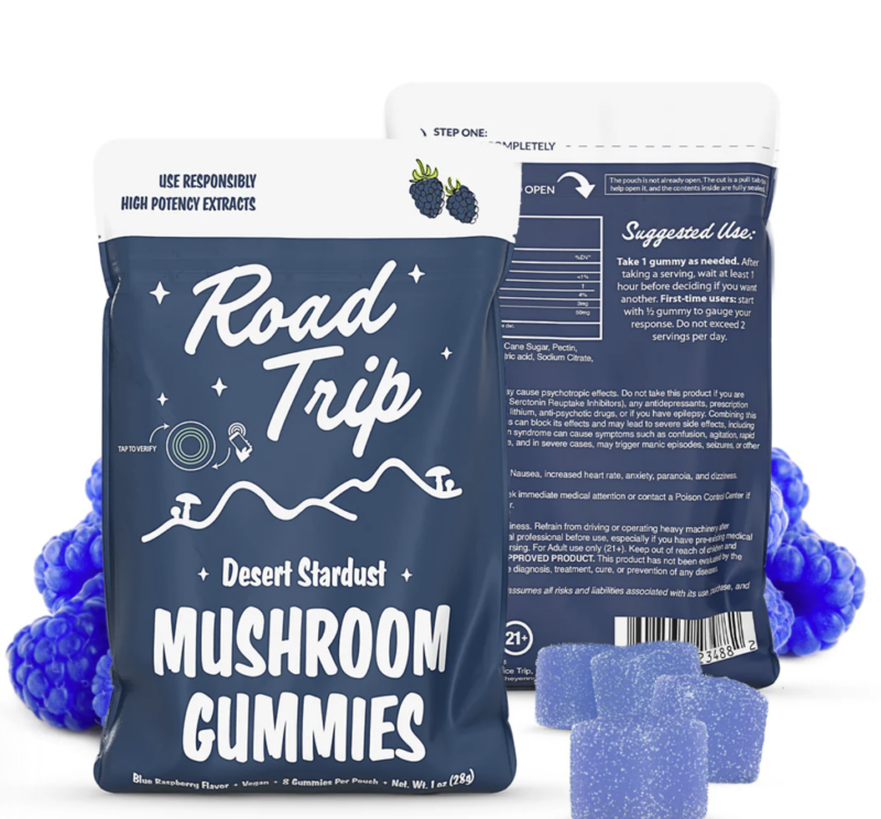 6cbc2974-8b27-4d14-8a30-ff6e18f6fee8.png Road Trip Desert Stardust Mushroom Gummies 8/ Pack