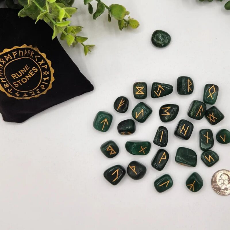 6f8a684a-b18f-4f28-a686-f66eab67de8b.jpeg Jade Semi-Precious Gemstone Rune Sets with Velvet Pouch