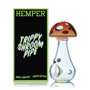 721398a5-8c25-4630-944f-a57c13ebc01d.png Hemper Trippy Shroom 4.5” Hand Pipe w/ Gift Box