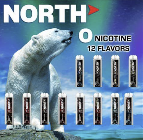 North 10mL 0% Zero Nicotine Disposable Vape Device