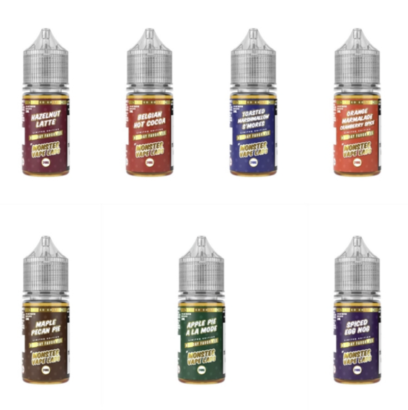 729534ed-2323-46c6-abb3-0174cfe42750.png Holiday Edition Monster Vape Labs High Nic Salts 30mL E-Liquid Collection