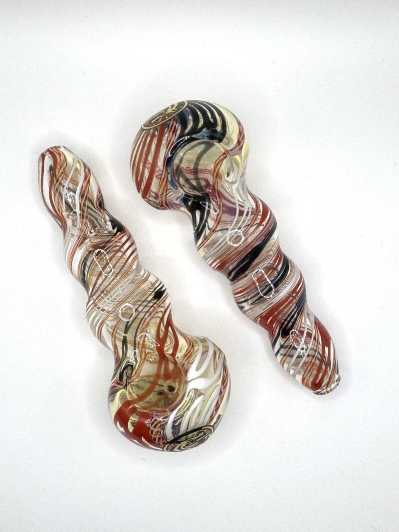 4.5” Dragon Glass Hand Pipe Twisted Hand Pipe