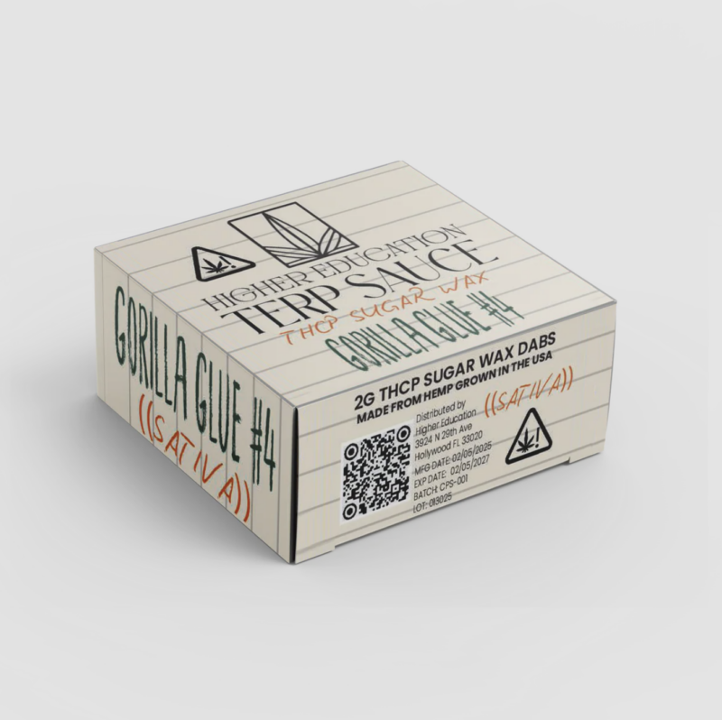 76e7b7b1-039f-4076-aa7f-6f37cad7879c.png Higher Education THC Wax Concentrate - 2g
