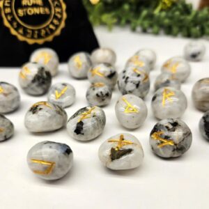 79e57b93-76fd-480e-9ff0-b07e5dcbff0a.jpeg Rainbow Moonstone Gemstone Rune Sets with Velvet Pouch