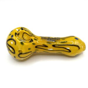 4” Dragon Glass Full Color Wigwam Hand Pipe
