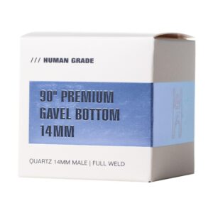 Human Grade 14mm Premium Gavel Bottom Quartz Banger