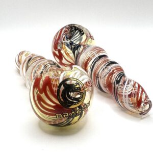 4.5” Dragon Glass Hand Pipe Twisted Hand Pipe