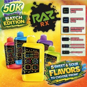 RAZ RX 50k Puff Batch Edition 5% Nic Disposable Device