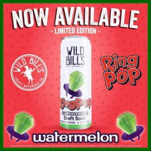 9423d505-e070-4e6d-bdba-49e05ada816b.jpeg Wild Bill's Craft Beverage Co. - Ring Pop Soda Flavors 12 oz. Can