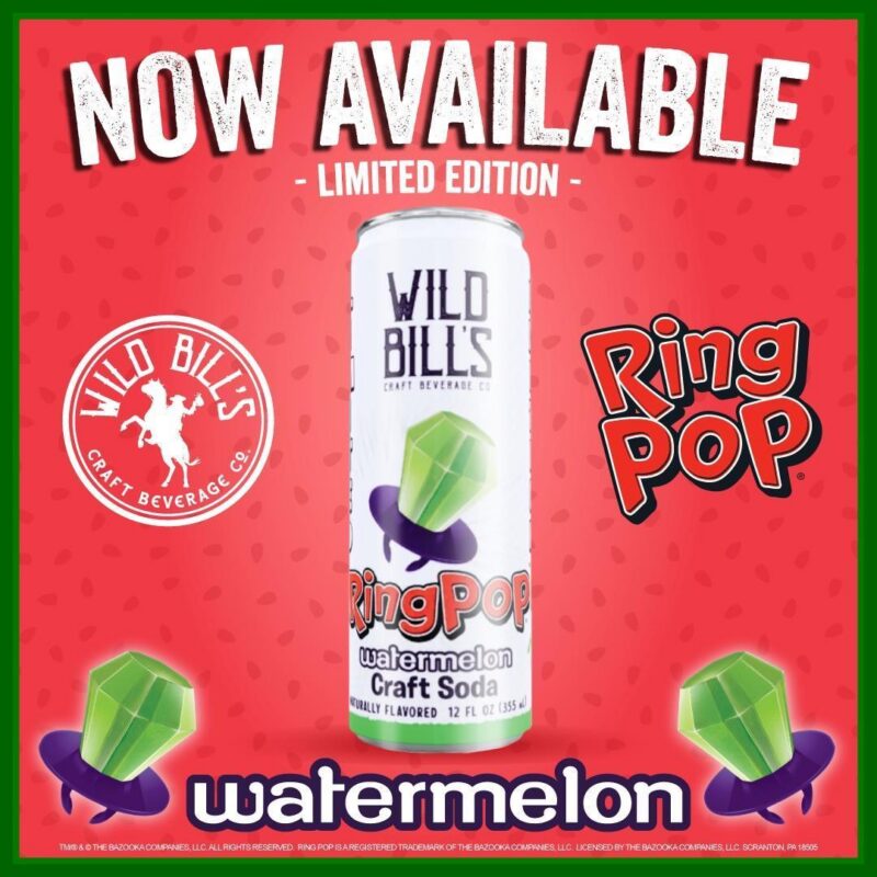 9423d505-e070-4e6d-bdba-49e05ada816b.jpeg Wild Bill's Craft Beverage Co. - Ring Pop Soda Flavors 12 oz. Can