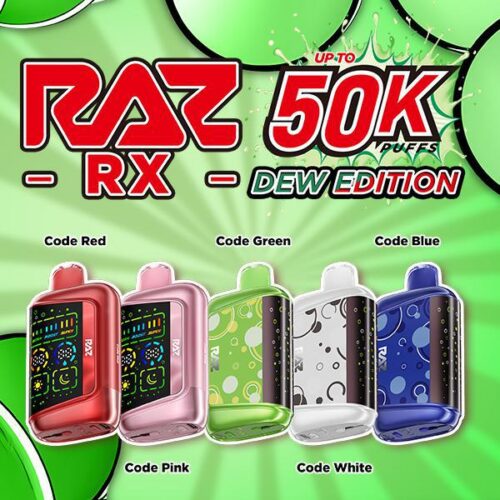 Raz RX Dew Edition 50k Disposable Device 5% Nic