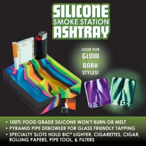 9751ab15-04a5-46a4-99df-e6200edbf14e.jpeg Silicone Pyramid Ashtray w/ Snuffer