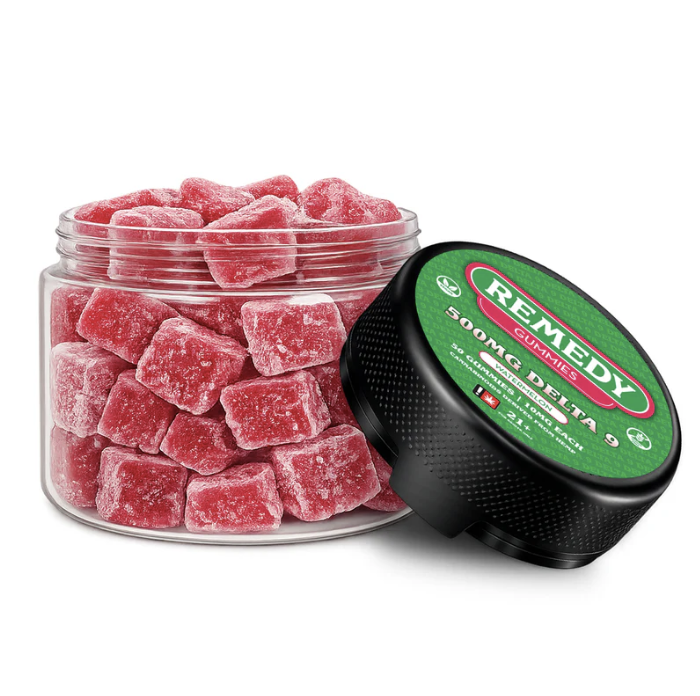 9994c47e-0d82-4690-a950-b1af39ac1cb1.png Remedy Hemp D9 Gummies 50ct. 10mg - 500mg Jar