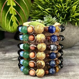 9a16a899-3a58-4dd9-87ca-7caf5ad06e2d.jpeg Solar System Crystal Healing Stretch Bracelet 7.5”