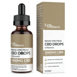 Erth Wellness Broad Spectrum CBD Tincture 30mL