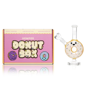 9e8e21d9-ccae-423f-9ae8-7462e8cc42b8.png Hemper Donut Box Limited Edition Glass Water Pipe