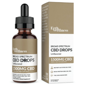 Erth Wellness Broad Spectrum CBD Tincture 30mL