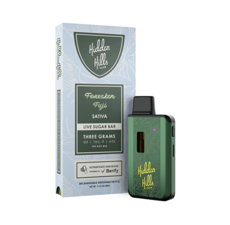 a1c4f8a5-e7e4-4b7d-9022-355703064a70.png Hidden Hills Club Live Sugar Bar 3g Disposable - Rizz Mix