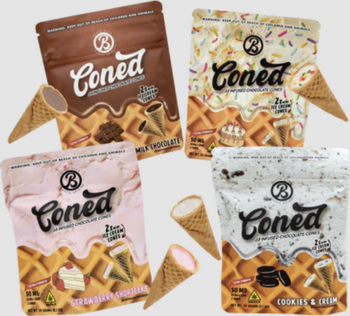 Coned Baked Bags Exotic Edibles