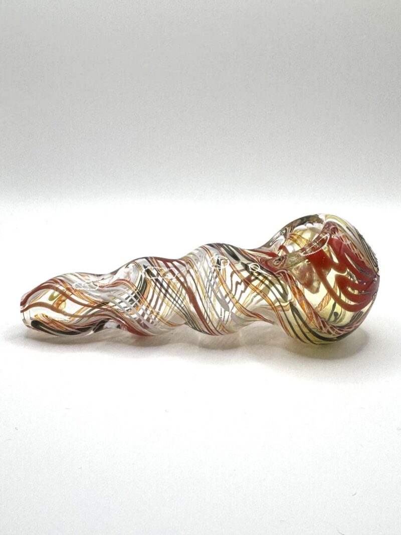 4.5” Dragon Glass Hand Pipe Twisted Hand Pipe