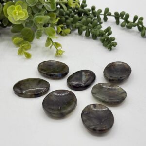 bfd376e3-b1eb-45d8-be60-c198793ab4bb.jpeg Labradorite Worry Stones 40x30x8mm (1 Piece)
