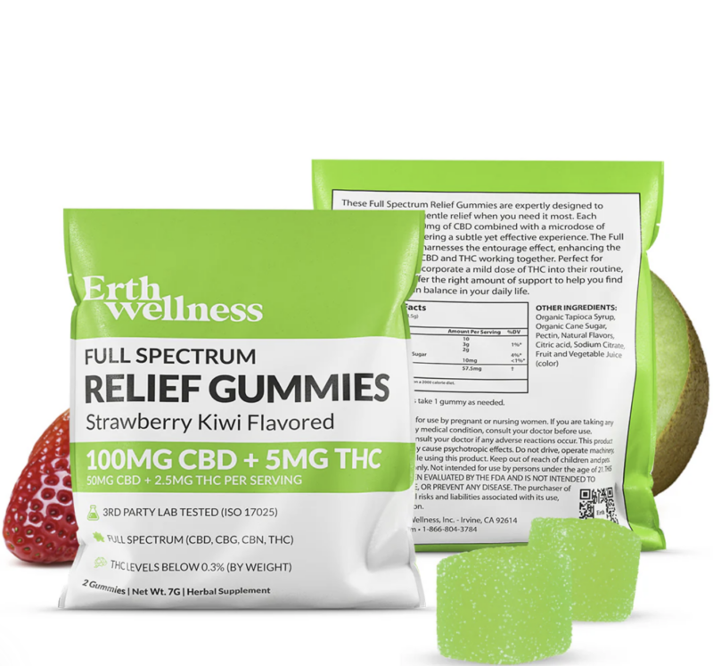 c1bd1d52-82b6-4528-af59-547a2b2123de.png Erth Wellness Relief Gummies - 2ct.