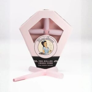 c35fe9de-86f2-4e4f-b9ea-5a92f413df05.jpeg Blazy Susan Pink Pre-Rolled Cross Cone