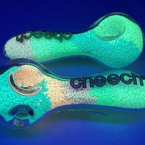 Cheech Glass Blacklight UV 4” Hand Pipe