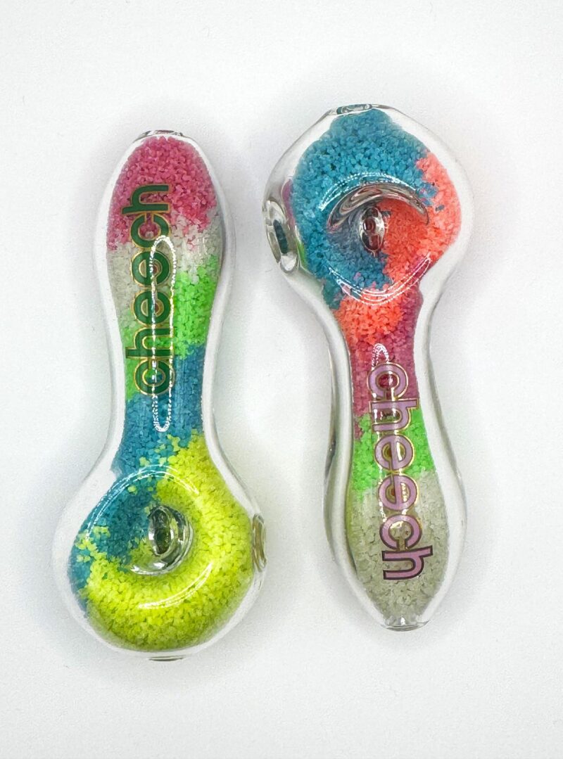Cheech Glass Blacklight UV 4” Hand Pipe