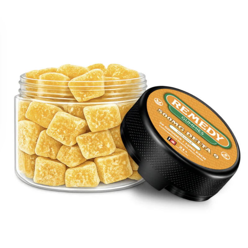 c7ee7c00-0181-4d48-ad9d-dc4d1d4bc36f.png Remedy Hemp D9 Gummies 50ct. 10mg - 500mg Jar